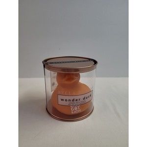 NIB Bella‎ Tunno Orange Handsome Wonder Duck Non-Toxic cheeky bath friend